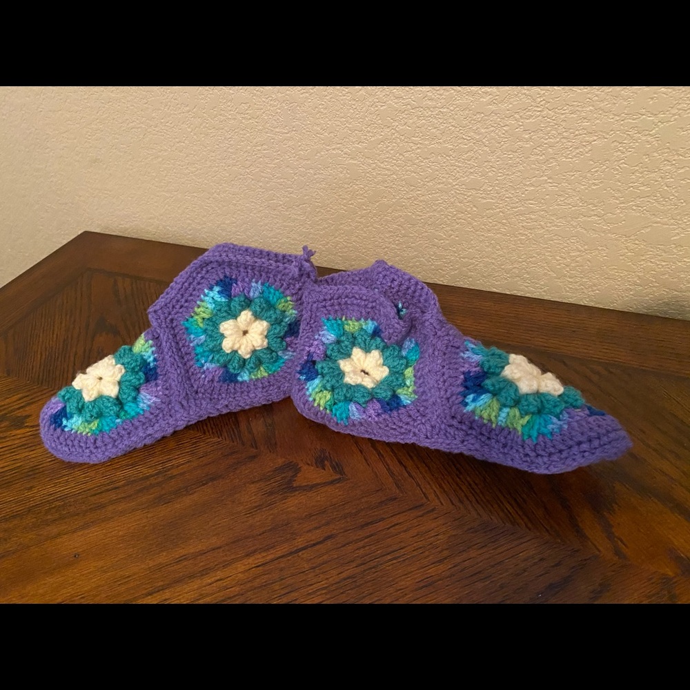 Handmade Crochet Booties - Picture 2 of 5